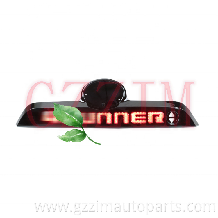 Car Accessories Parts Car ABS Plastic Modified LED License Plate Lamp For 4 Runner 2013-2022